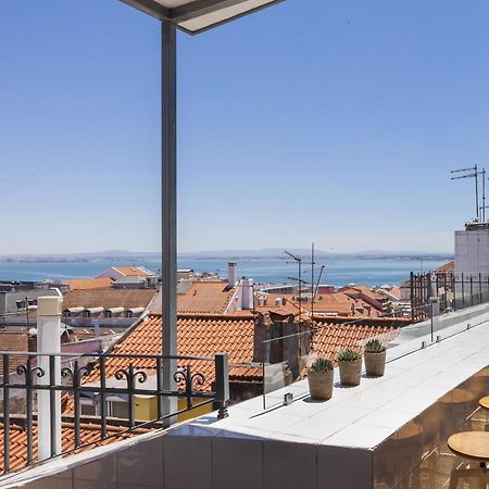 Amazing Rooftop Terrace With River And Historic City View 4 Bedrooms 4 Bathrooms Ac 19Th Century Building Chiado Lisboa Eksteriør bilde