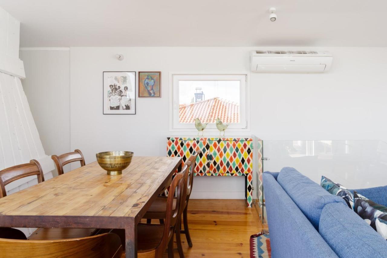 Amazing Rooftop Terrace With River And Historic City View 4 Bedrooms 4 Bathrooms Ac 19Th Century Building Chiado Lisboa Eksteriør bilde