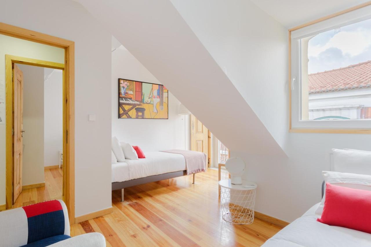Amazing Rooftop Terrace With River And Historic City View 4 Bedrooms 4 Bathrooms Ac 19Th Century Building Chiado Lisboa Eksteriør bilde