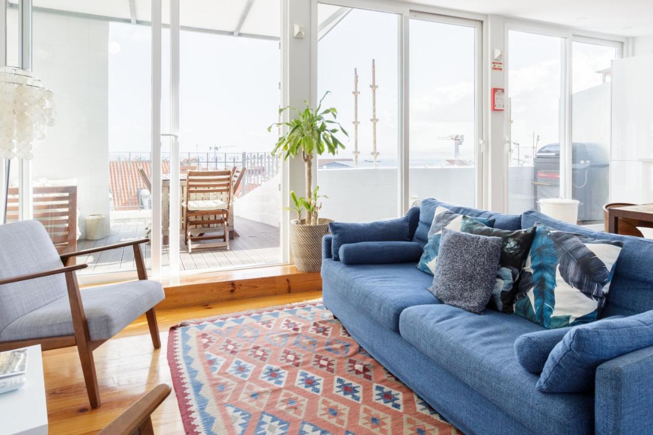 Amazing Rooftop Terrace With River And Historic City View 4 Bedrooms 4 Bathrooms Ac 19Th Century Building Chiado Lisboa Eksteriør bilde